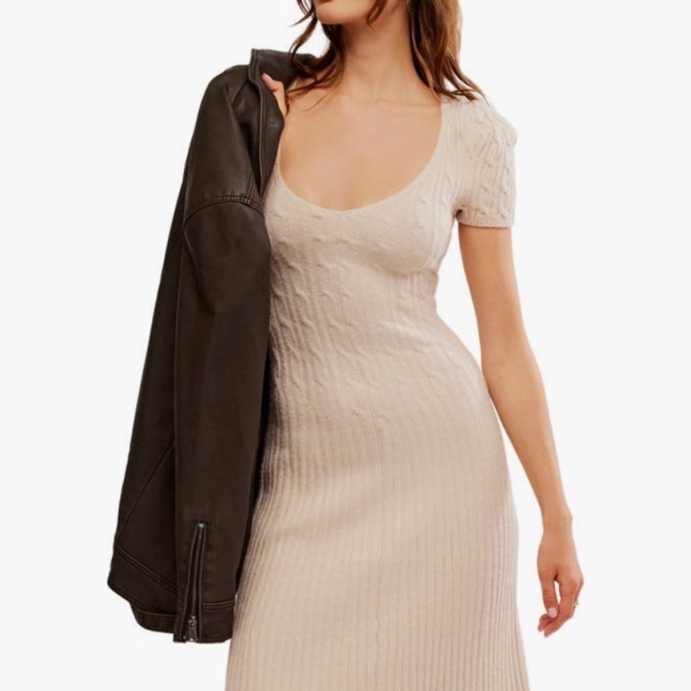 SEXY Free People Sweater Dress Midi Dress BRAND NEW